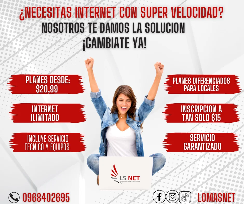 necesitas internet con